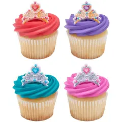 Crown Jewels Cupcake Rings, 12ct