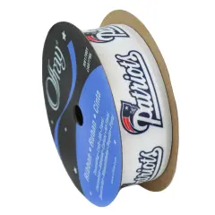 Patriots Printed Ribbon 7/8-Inch Width, 9 Foot Spool