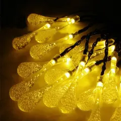 30 LED Solar Powered String Light Waterproof Fairy Light for Outdoor Garden Yard Yellow