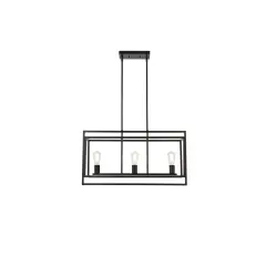 Voir 3 lights pendant in black