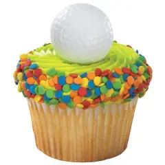 Golf Ball Cupcake Rings, 12ct