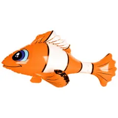 Inflatable Orange Tropical Clown Fish Balloon Decoration