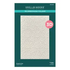 Spellbinders 3d Embossing Folder 5.5"X8.5"-Floral & Vine