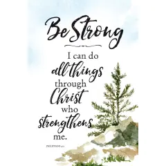 Dexsa Be Strong-I Can Do Woodland Grace Series 6" x 9" Wood Plaque with Easel