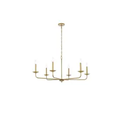 Cohen 42 inch pendant in brass