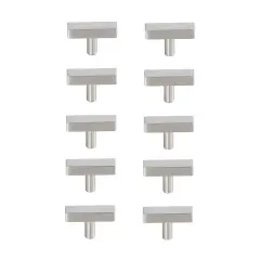 Dior Brushed Nickel T Bar Pull Multipack (set of 10)