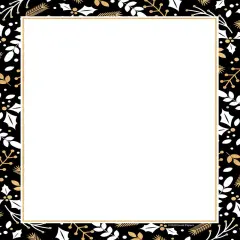 Great Papers! Merry Gold and Black Holiday Letterhead, Invitations and Announcements, Printer Friendly, 8.5" x 11", 80PK
