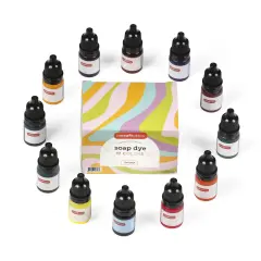 Incraftables Soap Dye for Soap Making (12 Colors). Best Slime Coloring set for Beginner & Professional. Best Soap Colorant for Soap Making. DIY Homemade Bath Bomb Making Kit Supplies for Kids & Adults