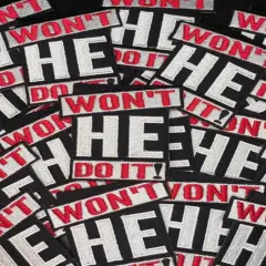 Won't He Do It patch