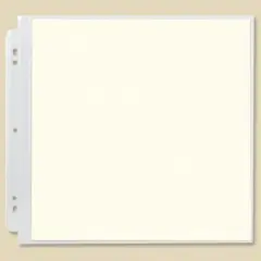 Gallery Leather Yarmouth 12 x 12 Scrapbook, Hold Keepsakes and Memories, Bonded Leather, Post-Bound, 20 pages, - 12.75" x 14.5" Refill item# 13299