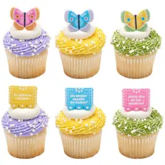 La Mejor Mama de Todas! Cupcake Rings, 12ct