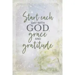 Dexsa Start Each Day Wood Plaque 6x9