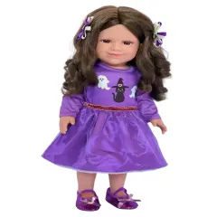18 Inch Doll Clothes- Purple Halloween Dress with Accessories Fits 18 Inch Dolls