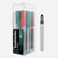 Brushmarker PRO 12 pcs. Set" 11 Basic colours+blender"