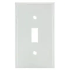 SUNLITE 1 Gang Toggle Plate White Color E101W