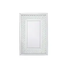 Sparkle collection crystal mirror 20 x 30 inch