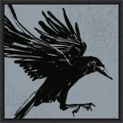 Haunted Halloween VI by Anne Tavoletti Canvas Art Framed