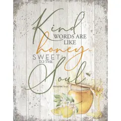 Dexsa Kind Words Wood Plaque 11.75x15