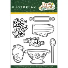 PhotoPlay Etched Die-Fresh Picked 2