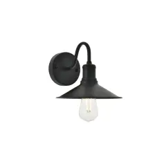 Etude 1 light black Wall Sconce