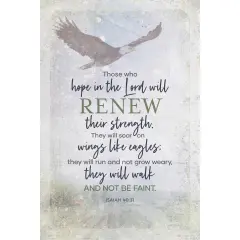 Dexsa Those Who Hope In The Lord Wood Plaque 6x9