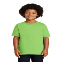 Gildan&reg; Classic Fit Crewneck short sleeve Youth Tee Lime