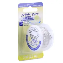 Artistic Wire Twisted 20 Gauge 3yd-Silver