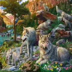 Ravensburger Wolf Wilderness 1500 Piece Jigsaw Puzzle for Adults - 16598 - Every Piece is Unique, Softclick Technology Means Pieces Fit Together Perfectly, 32 x 24 inches (80 x 60 cm) When Complete.