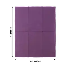50 Plain Soft 2 Ply Dinner Table Cocktail Paper NAPKINS Purple