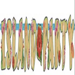 Club Luau Illustrated Letter Banner, 1ct