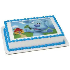 Blue's Clues & You! Blue Edible Cake Topper Image - 1/4 Sheet