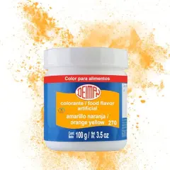 Deiman&reg; Artificial Food Color Orange Yellow 270 3.5 oz