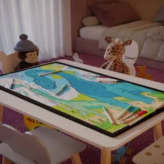 Dinosaur Kids Room Decor Coloring Rug For Playroom Kids Birthday Gift Brachiosaurus Dinosaur Birthday Party Activity Toddler Art Toy Marker