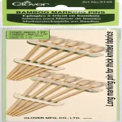 Clover Bamboo Marking Pins-2.75" 10/Pkg