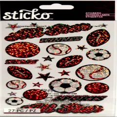 Sticko Metallic All Stars Stickers