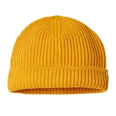 Atlantis Headwear&reg; Sustainable Finish Edge Cuffed Beanie Mustard yellow