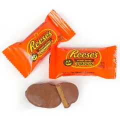 54 Pcs Halloween Pumpkin Reese's Peanut Butter Cups Candy (2 lb)