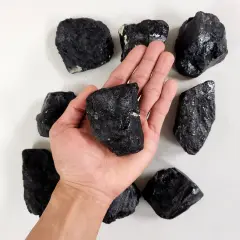 Raw Black Tourmaline Crystal Chunk