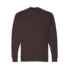Bayside&reg; USA Made Crewneck Sweatshirt Chocolate