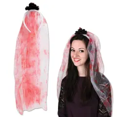 Beistle - Bloody Veil Headband - 12 Pack