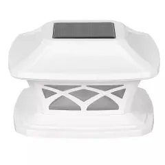 2pcs Solar Post Deck Cap light Vinyl Fence Light Landscape Lamp fit 4x4 5xx5 6x6