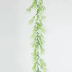 6 ft WHITE GREEN Silk Baby Breath Artificial Flower GARLAND Party Decorations