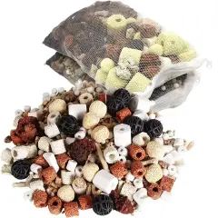12 in 1 Bio Balls Ceramic Rings Aquarium Filter Media for Fish Tank 5.5lbs 11lbs