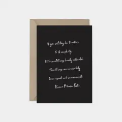 Quote Card, Custom Quote