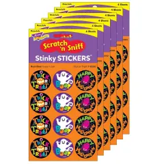 Trick or Treat!/Root Beer Stinky Stickers&reg;, 48 Per Pack, 6 Packs