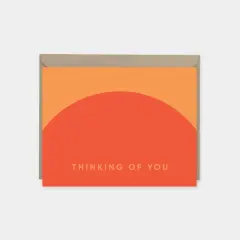 Geo Thinking of You Card III, Colorful