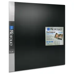 Itoya Original Art Profolio - 20" x 16", Black, Portrait, 24 Pages