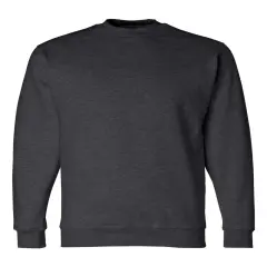 Bayside&reg; USA Made Crewneck Sweatshirt Charcoal heather