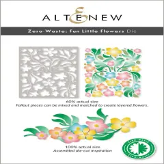 Zero-Waste Fun Little Flowers Die