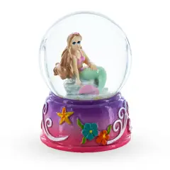 Enchanting Mermaid Oasis Miniature Water Globe